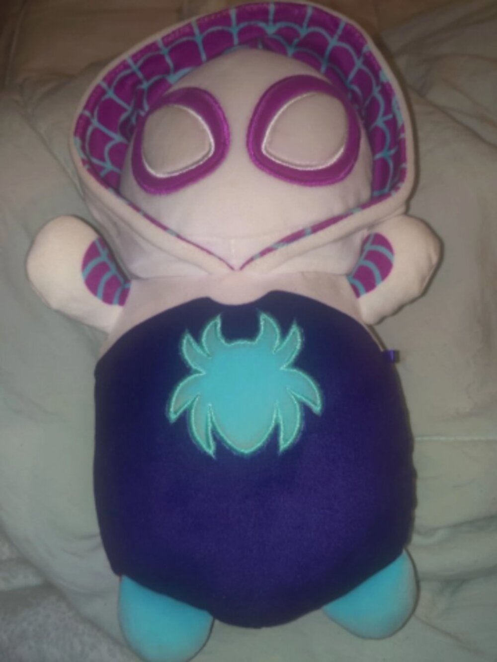 Squishmallows HugMees Spidey & His Amazing Friends Ghost Spider 10'' Soft Plush